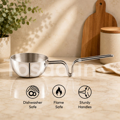 TOSAA TRIPLY TADKA PAN 10 CM (300 ML)