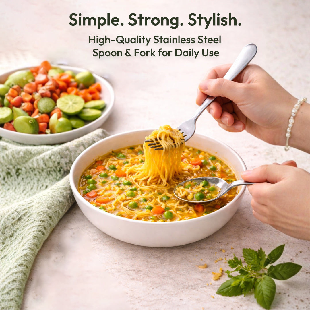 Tosaa Tea Spoon IMPRESS 16G-6-Piece Stainless Steel Spoon Set, Set of 6