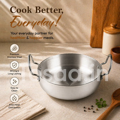Silver Kadhai 12 cm