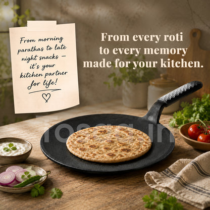 TOSAA CAST IRON ROTI TAWA - SMALL (23 CM)