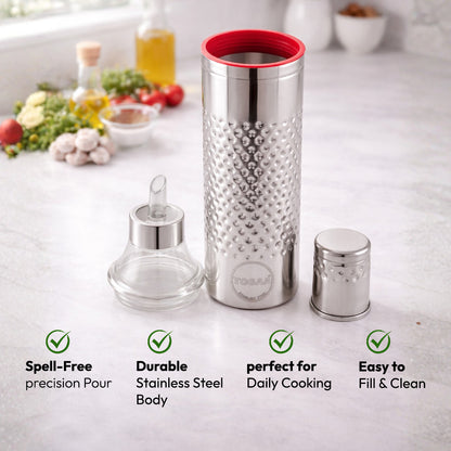Tosaa Stainless Steel Mathar Oil Can 1100 ml