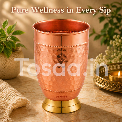 JALKUMBH COPPER GLASS JUICE 350 ml