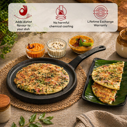 TOSAA CAST IRON DOSA TAWA 24 CM