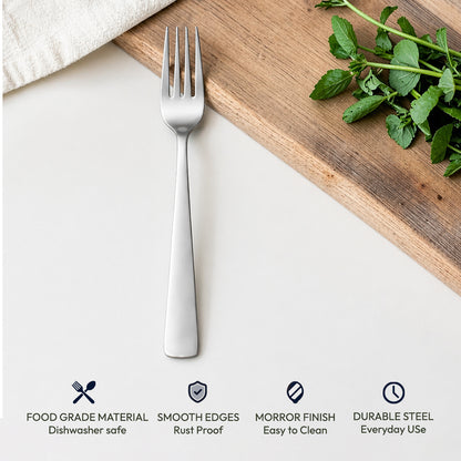 Tosaa Baby fork ROYAL PLAIN 16G-Pack of 6