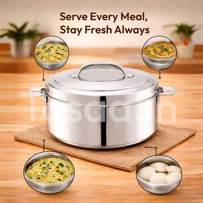 TOSAA Hot & Fresh Thermoware Casserole 1400 ml,1900 ml ,AND 2400 ml